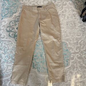 Banana Republic Slim Fit Beige Trousers
